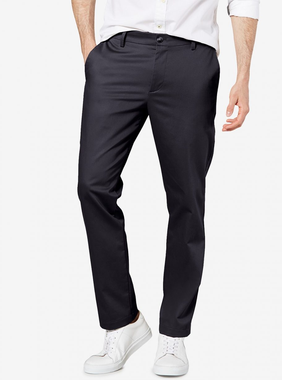 Men’s Signature Lux Cotton Slim Fit Stretch Khaki Pants – SELECT MEN’S ...